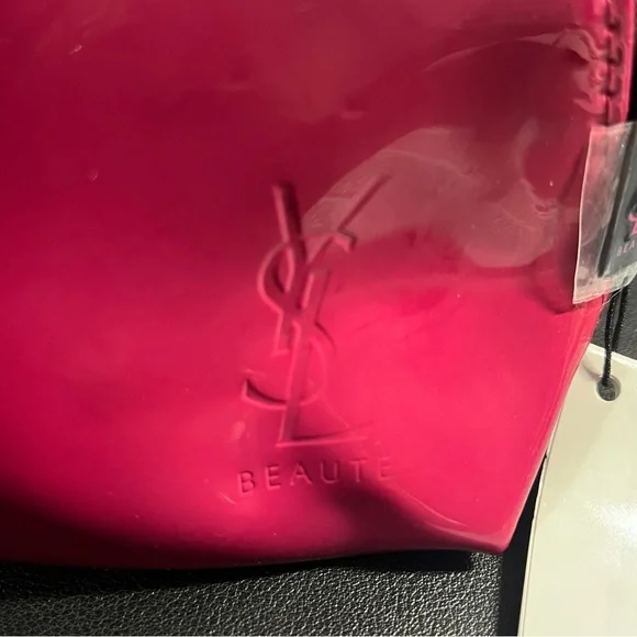 Yves Saint Laurent Mini Makeup Set with Vibrant Pink Pouch - Picture 2 of 10
